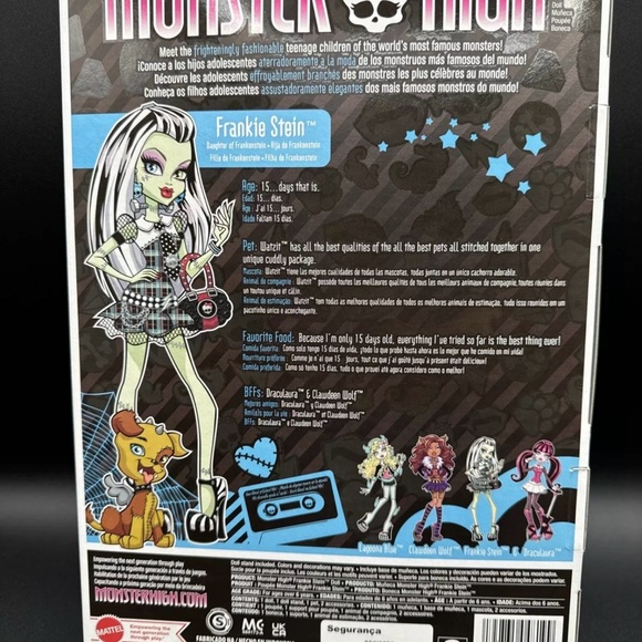 2021 Monster High Frankie Stein Boo-riginal Creeproduction Fashion Doll - Picture 2 of 7
